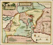 Central Asia & Caucasus, Middle East, Holy Land, Turkey & Asia Minor and Balearic Islands Map By Anonymous