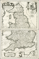 British Isles Map By Vincenzo Maria Coronelli