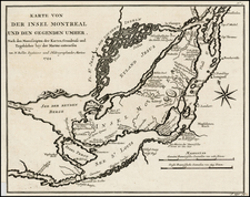 Canada Map By Jacques Nicolas Bellin