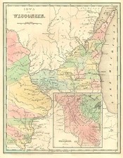 Midwest and Plains Map By Thomas Gamaliel Bradford