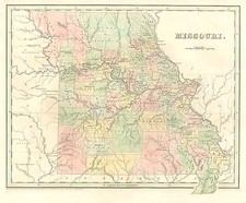 Midwest and Plains Map By Thomas Gamaliel Bradford