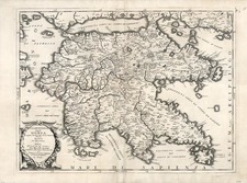 Europe, Balearic Islands and Greece Map By Vincenzo Maria Coronelli