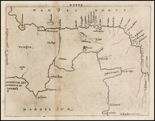 Central America Map By Antonio de Herrera y Tordesillas