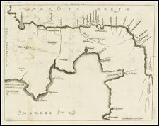 Central America Map By Antonio de Herrera y Tordesillas