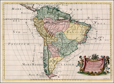 South America Map By Giacomo Giovanni Rossi