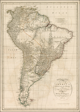 South America Map By J. Harrison