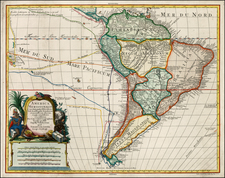 South America Map By Gustav Conrad Lotter