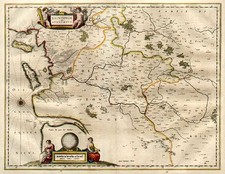 Europe and France Map By Willem Janszoon Blaeu