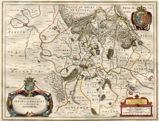 Europe and France Map By Willem Janszoon Blaeu