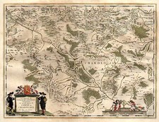 Europe and France Map By Willem Janszoon Blaeu