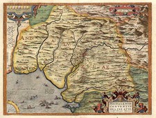 Europe and Spain Map By Abraham Ortelius