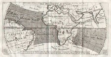 World, World, Atlantic Ocean, Africa and Africa Map By Jacques Nicolas Bellin