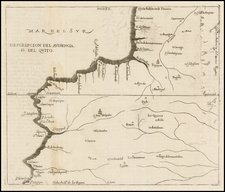 South America Map By Antonio de Herrera y Tordesillas