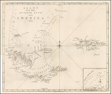 South America Map By James Cook