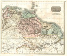 South America Map By John Thomson