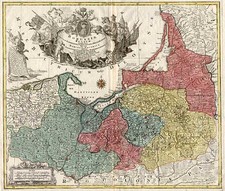 Europe, Poland, Baltic Countries and Germany Map By Tobias Conrad Lotter