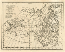 World, Polar Maps, Alaska and Canada Map By Denis Diderot / Gilles Robert de Vaugondy