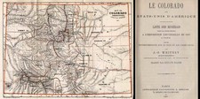 Rocky Mountains Map By J.P. Whitney