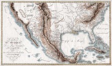 Texas, Southwest, Rocky Mountains and California Map By Alexander Von Humboldt