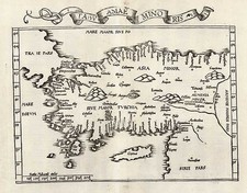 Europe, Mediterranean, Asia, Turkey & Asia Minor and Balearic Islands Map By Martin Waldseemüller