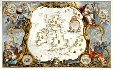 Europe and British Isles Map By John Pine