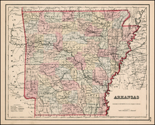 South Map By Joseph Hutchins Colton