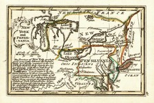 Mid-Atlantic, Midwest and Canada Map By John Gibson