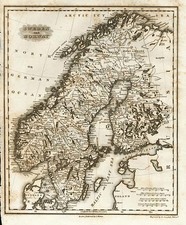 Europe and Scandinavia Map By Samuel Walker