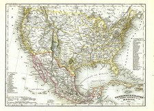 United States and Texas Map By Joseph Meyer