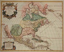 North America Map By Jan Barend Elwe