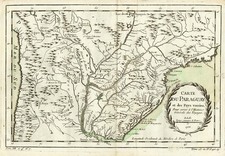 South America Map By Jacques Nicolas Bellin