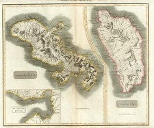 Caribbean Map By John Thomson