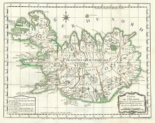 World, Polar Maps and Atlantic Ocean Map By Jacques Nicolas Bellin