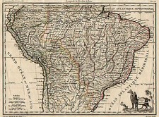 South America Map By Conrad Malte-Brun