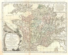 Europe and France Map By Louis Charles Desnos