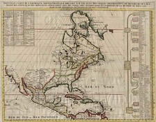 North America Map By Henri Chatelain