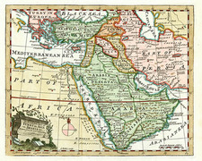 Asia, Central Asia & Caucasus, Middle East, Turkey & Asia Minor and Russia in Asia Map By William Guthrie