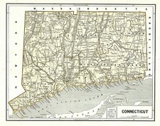 New England Map By Sidney Morse  &  Samuel Breese