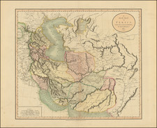 A New Map Of Persia, from the Latest Authorities  . . . 1825 By John Cary