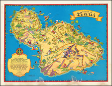 Hawaii, Hawaii and Pictorial Maps Map By Ruth Taylor White