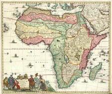 Africa and Africa Map By Frederick De Wit