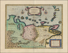 Venezuela cum parte Australi Novae Andalusiae  [First State!] By Willem Janszoon Blaeu