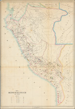 Peru & Ecuador Map By Mariano Felipe Paz Soldan