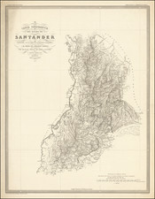 Colombia Map By Manuel María Paz