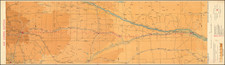 Nebraska and Wyoming Map By U.S. Army Air Corps