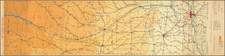 Nebraska Map By U.S. Army Air Corps