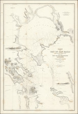 [ San Francisco to Napa & Sonoma ]   Chart of the Bay of San Pablo Straits of Carquines and part of the Bay of San Francisco California . . . 1850   By Cadwalader Ringgold