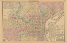 Philadelphia Map By O.W. Gray