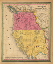 Oregon and Upper California . . . 1847 By Samuel Augustus Mitchell