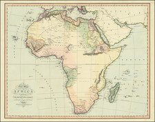 Africa Map By John Cary